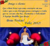 Banner de virada do ano 2012 Buddha Spa