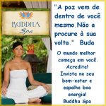 banner com a frase do mês Buda
