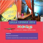 banner do Lollapalooza 2014 com a presença do Buddha Spa