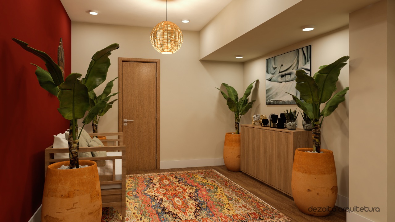 Recepção de uma das unidades Buddha Spa.