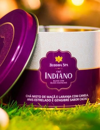 Embalagem do chá indiano buddha spa