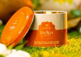 Embalagem do chá energia buddha spa