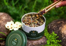 Embalagem do chá detox