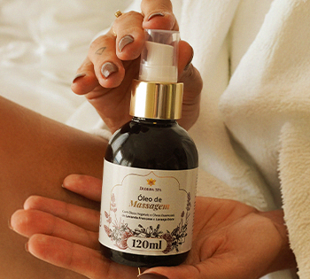 Kit Carnaval em Casa | Óleo de Massagem + Chá Relax – Para todas as folias