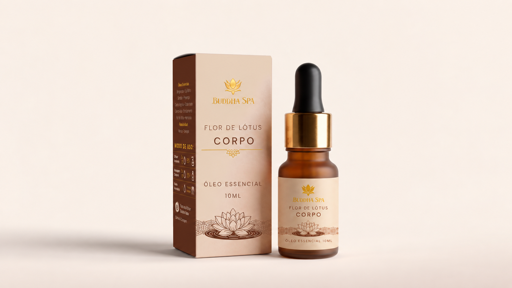 Óleo Essencial Flor de Lótus Corpo 10 ml
