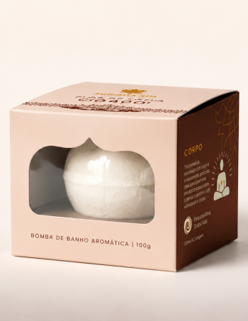 Bomba de Banho Aromática Flor de Lótus Corpo 100g