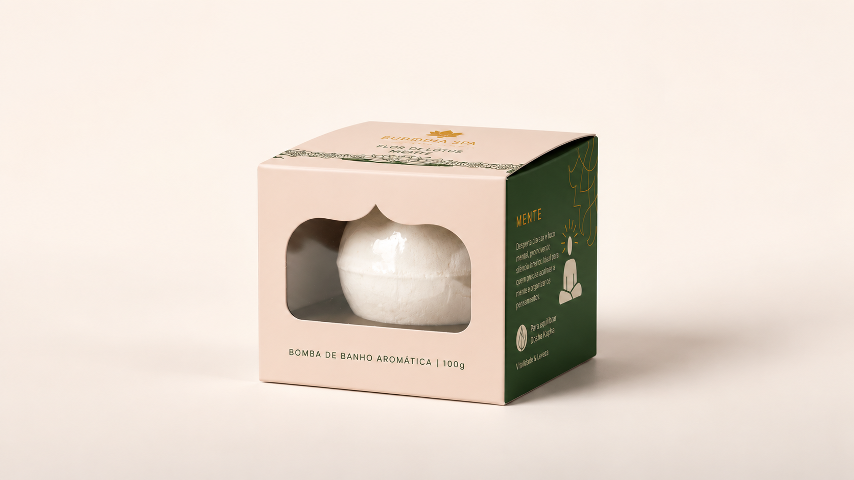 Bomba de Banho Aromática Flor de Lótus Mente 100 g